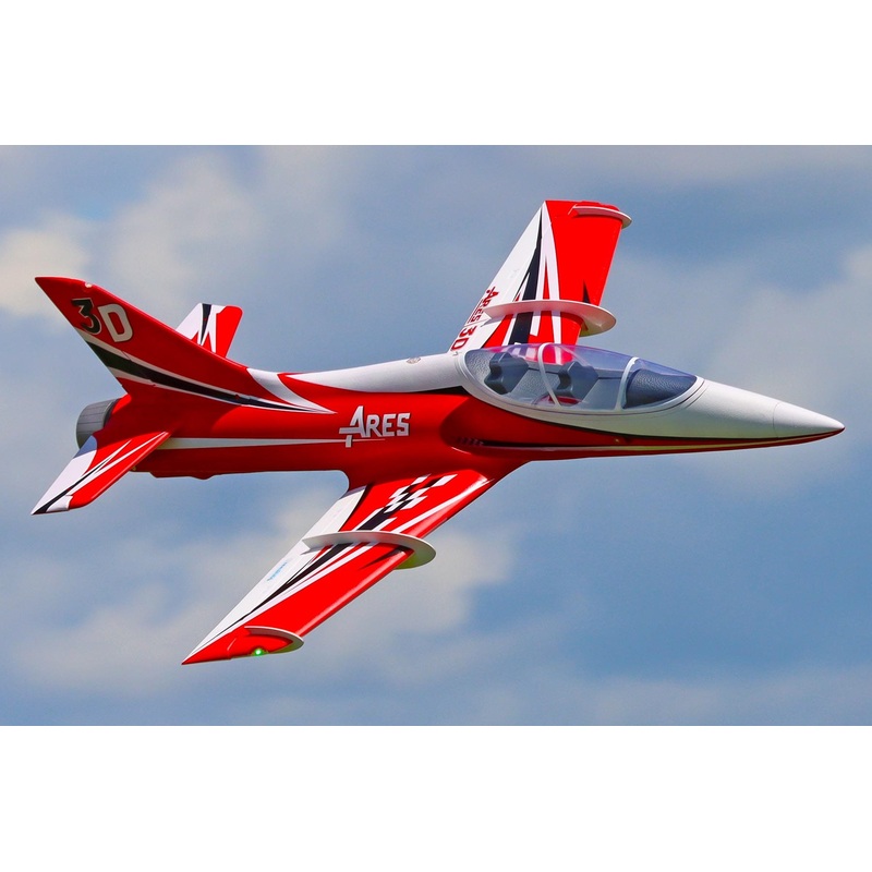 Freewing Ares 3D Red High Performance 6S 90mm EDF Jet – PNP