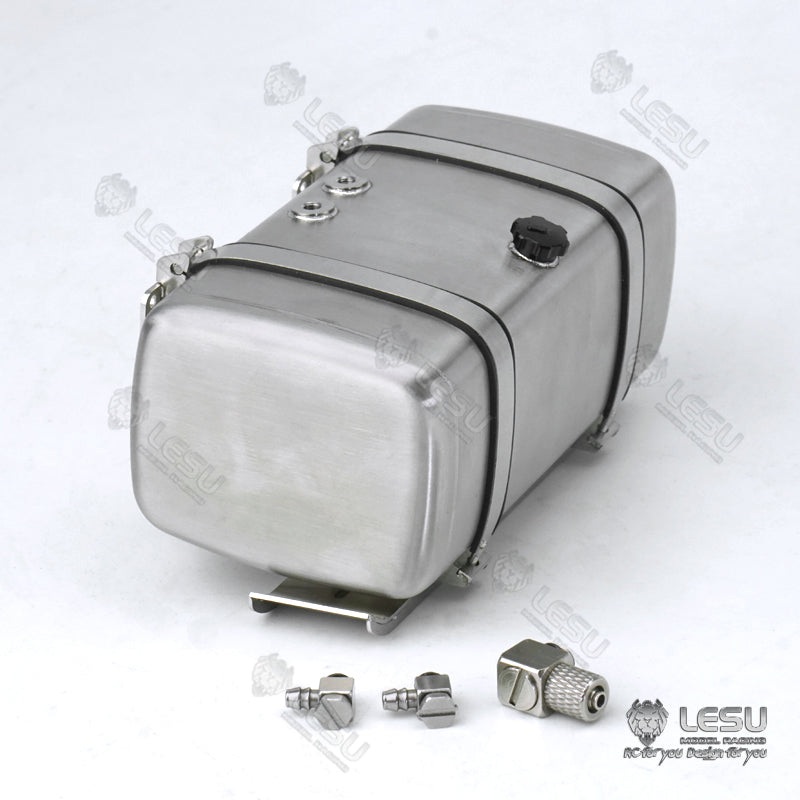 LESU Metal Oil Tank Fuel Tank 70/80/90/100MM on 1/14 Scale Radio Control TAMIIYA Dumper Tractor Truck Outdoor Trailer Gift for 1PC 100MM Metal Oil Tank