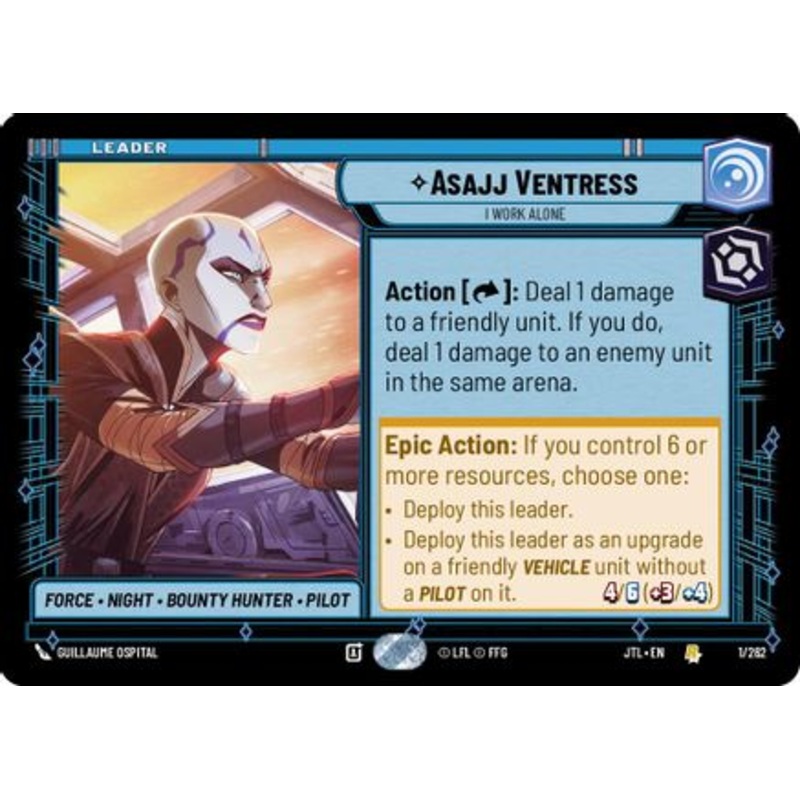 Asajj Ventress – I Work Alone (001/262) – Jump to Lightspeed