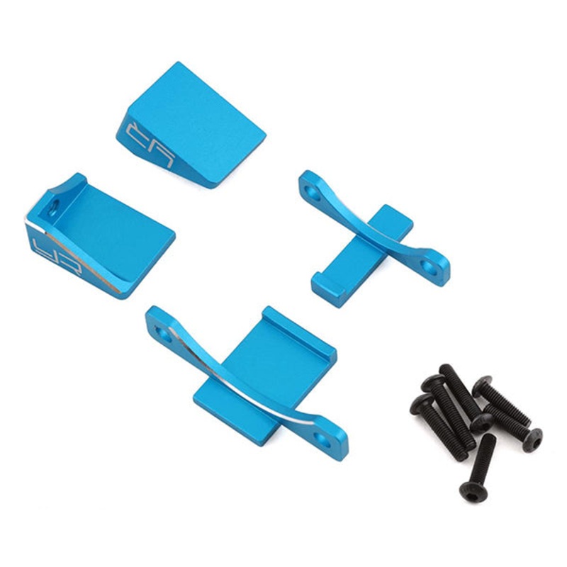 Yeah Racing Aluminum 30mm/40mm Fan Mount (Blue)