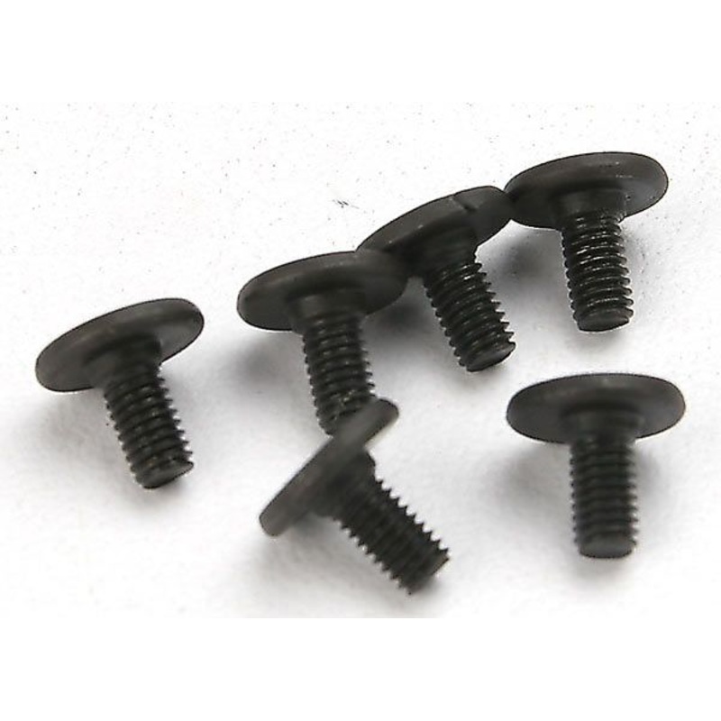 3932 Traxxas Screws, 3x6mm flat head machine hex drive