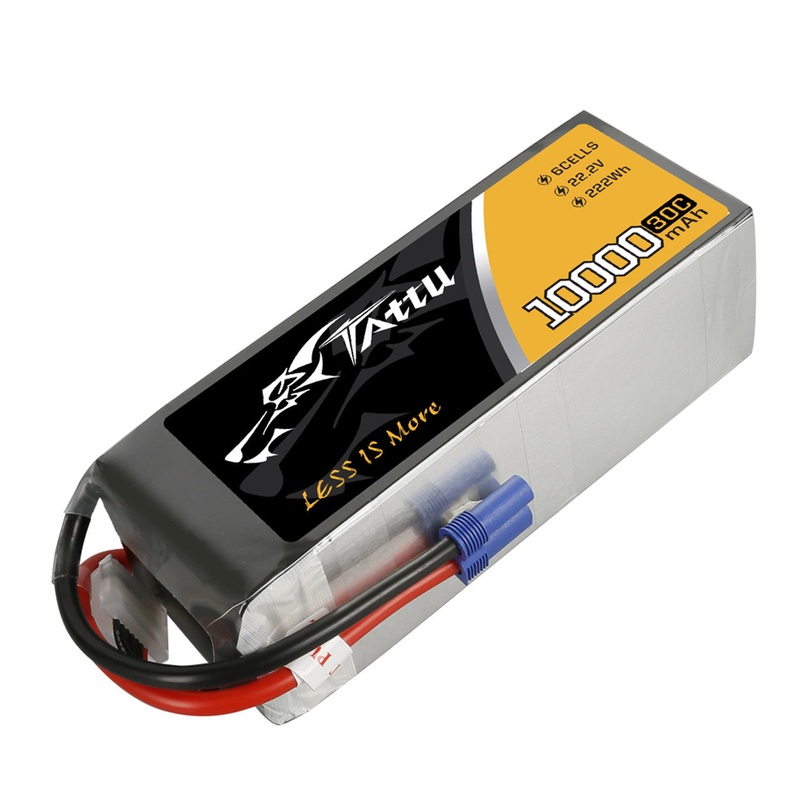 Tattu G-Tech 6S 10000mAh 30C 22.2V Lipo Battery Pack With EC5 Plug For UAV Drone
