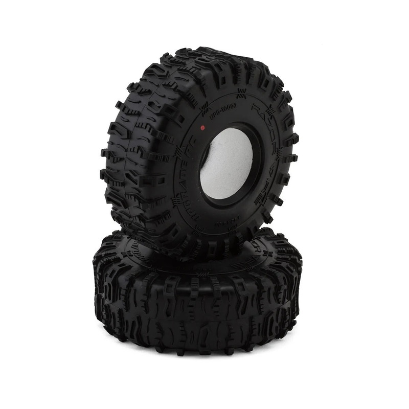 UpGrade RC Razor Wire 1.9″ Extreme Performance Rock Crawler Tires (2) (Super Soft) Red (Super Soft)
