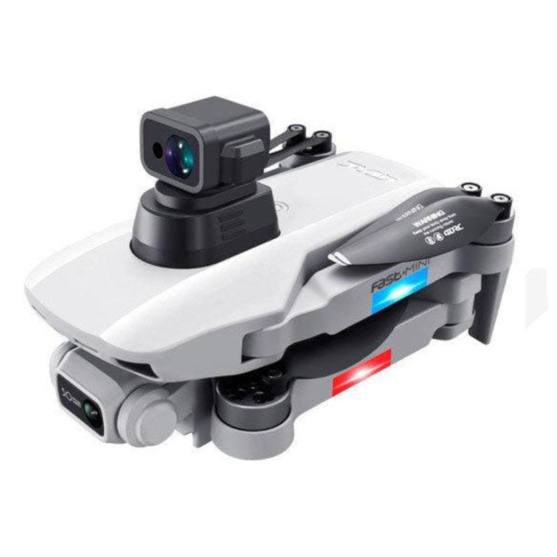 F8S Drone – GPS 8K HD Professional Dual Camera Distance 2000M 5G Wifi FPV Brushless Motor Folding Quadcopter Rc Gift Toys Professional Camera Drone Grey 4K Bag 1B