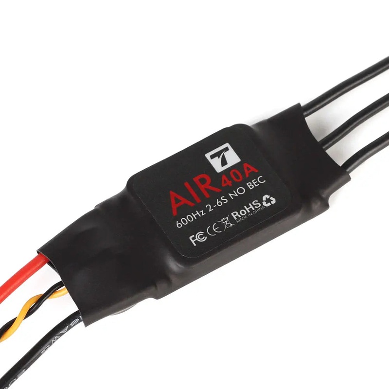 T-MOTOR ESC Air 40A ESC – (2-6S 600HZ NO BEC) Brushless Motor Electronic Speed Controller for Multicopter Default Title