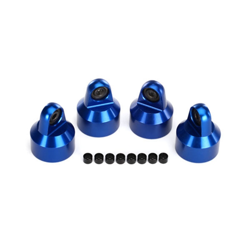 Traxxas X-Maxx/XRT Aluminum GTX Shock Cap (Assorted Colors) (4) Blue
