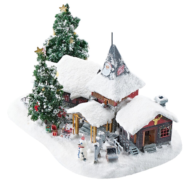 Build a Christmas Santa Claus’s Village Model 3D Puzzle Kits