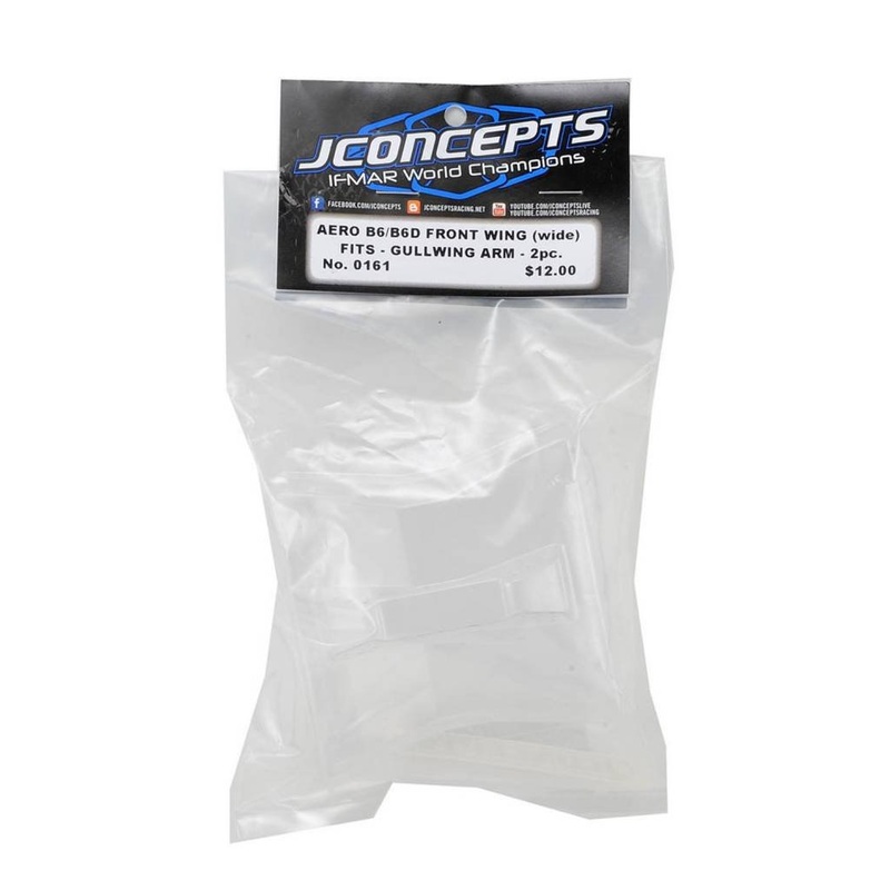 0161 Jconcepts Rc Aero B6 | B6D | B6.1 Front Wing – Gullwing Front Arm – Wide