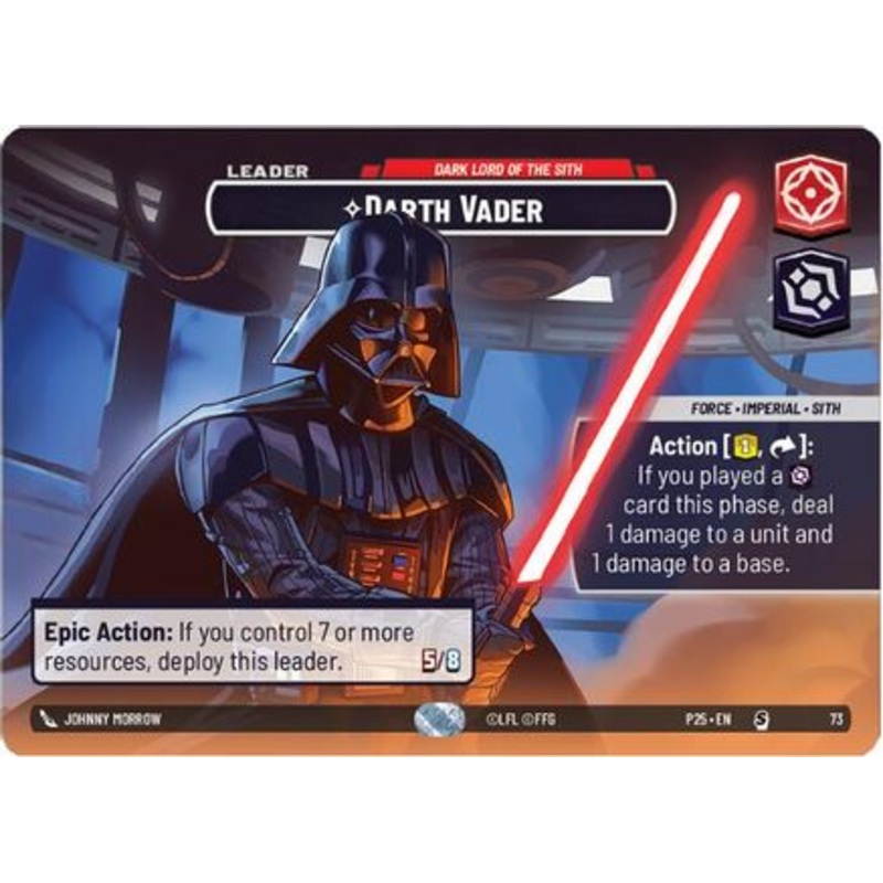 Darth Vader – Dark Lord of the Sith (73) – Organized Play Promos Foil Near Mint