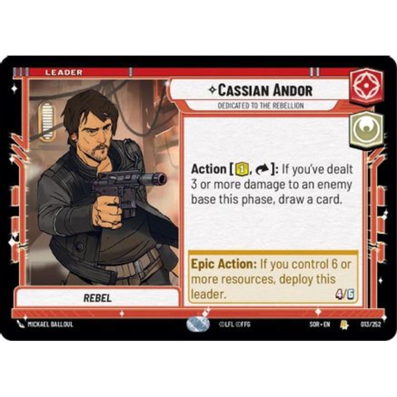Cassian Andor – Dedicated to the Rebellion (013/252) – Spark of Rebellion