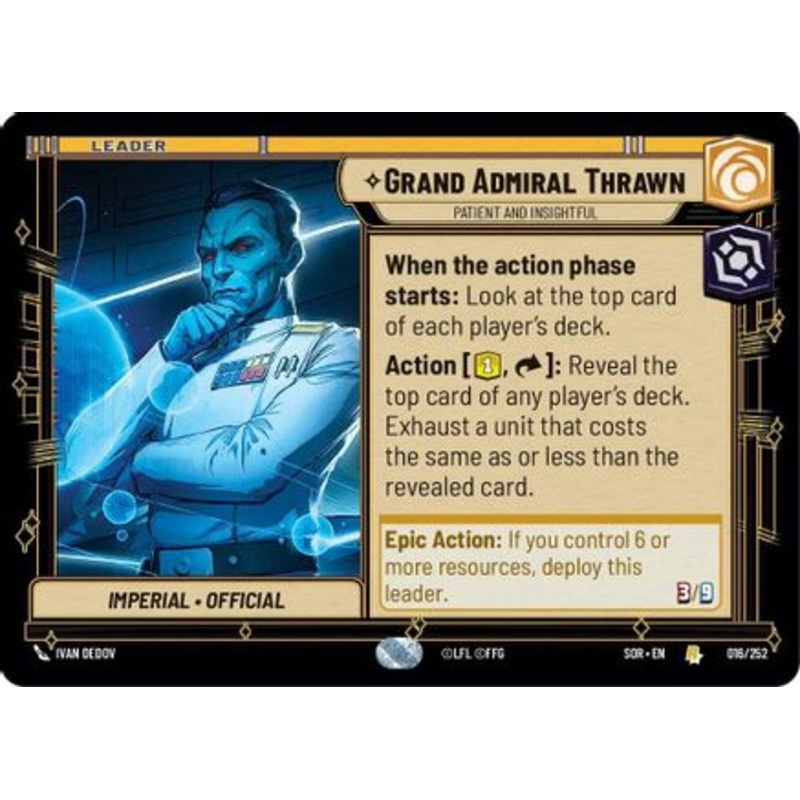 Grand Admiral Thrawn – Patient and Insightful (016/252) – Spark of Rebellion