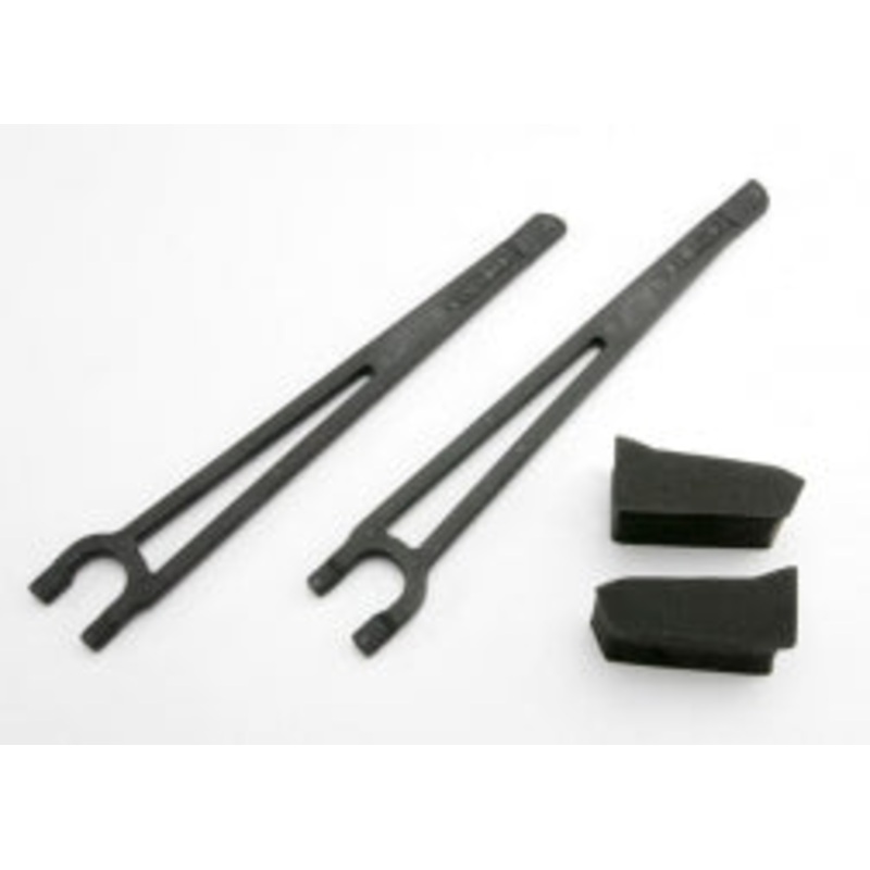 Battery Hold Downs(Taller)2pc: EMX