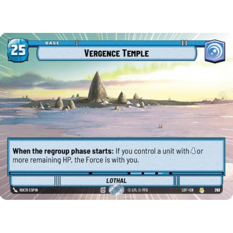 Vergence Temple (Hyperspace Foil) (767) – Legends of the Force Foil Near Mint