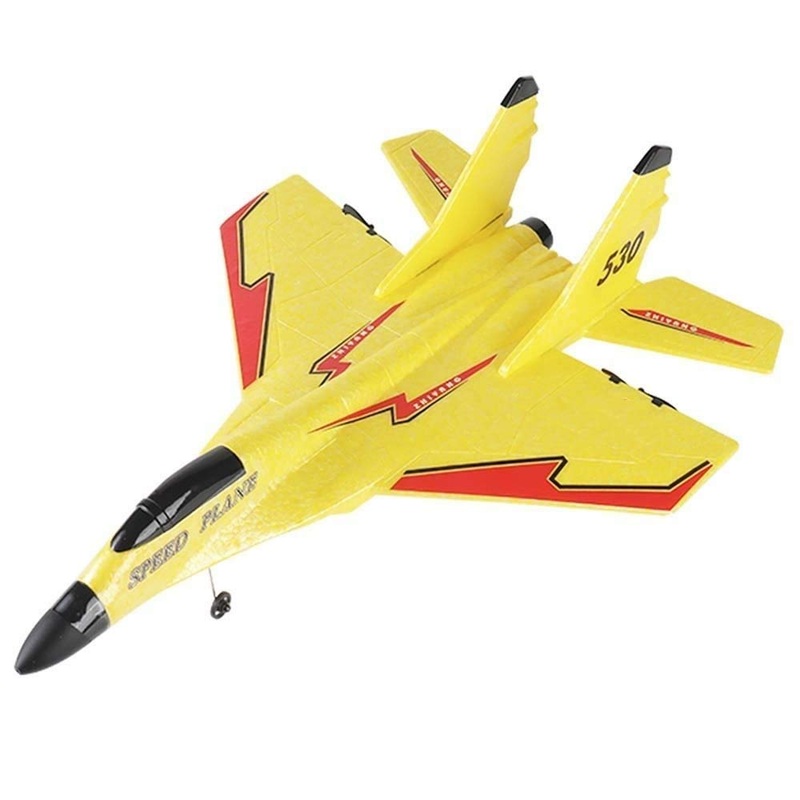 MiG-530 RC Foam Aircraft – with 720p Camera Radio Control Glider Remote Control Fighter Plane Glider AirplaneToys for Children Mi-530 YE