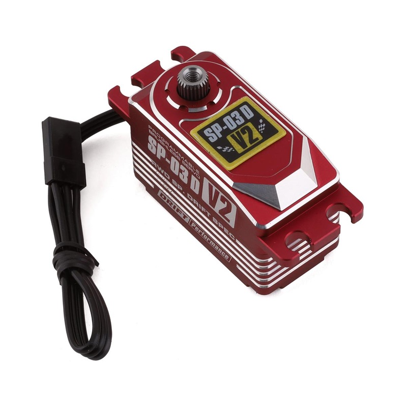 Yokomo SP-03 D V2 Programable Brushless Drift Servo (Assorted Colors) (High Voltage) Red
