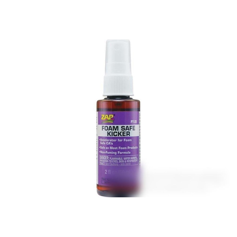 Zap Foam Safe CA Activator w/ Pump Sprayer – 2 oz (59mL)