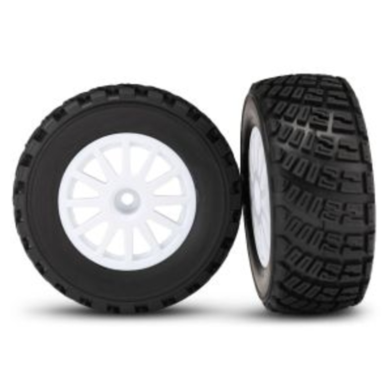 7473 Tires & wheels, assembled, glued (White wheels, BFGoodrich
