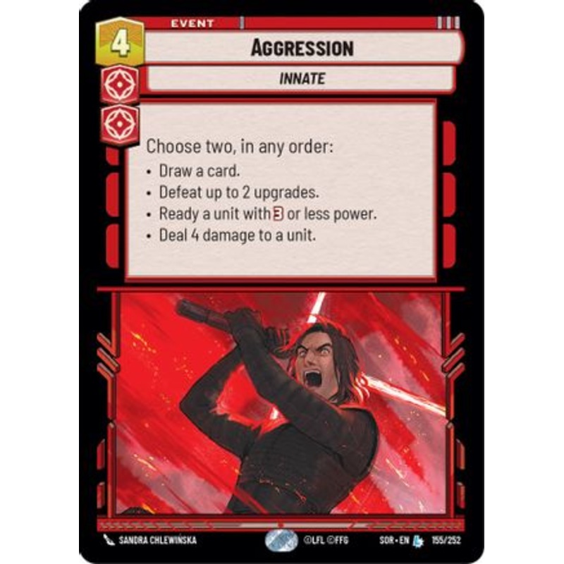 Aggression (155/252) – Spark of Rebellion Foil