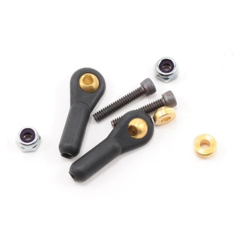 DuBro 4-40 Heavy Duty Ball Link (Black) (2)