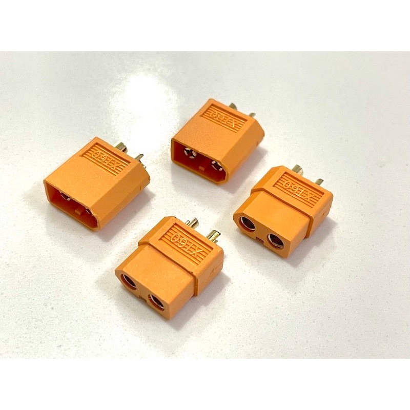 XT60 Connector Plug Set (Male – Female) 2 Pack [Scale Reflex] 701250