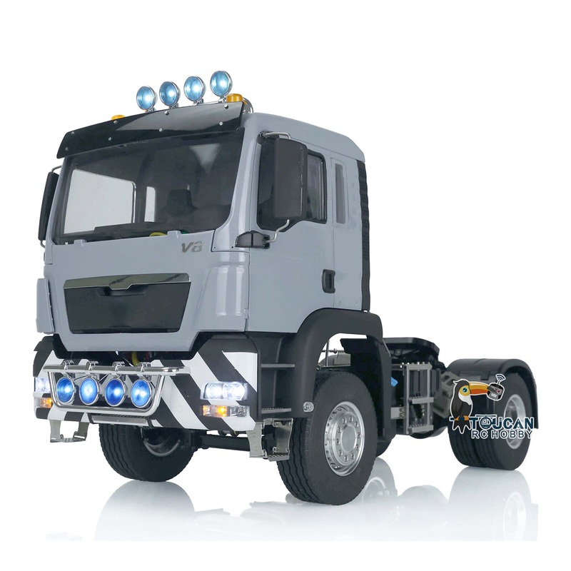 LESU 1/14 RC Tractor Truck for TGS 4×2 Remote Control Painted Car Metal Chassis W/ Motor Servo Battery Radio System Charger Comes without Battery & Radio System & Charger