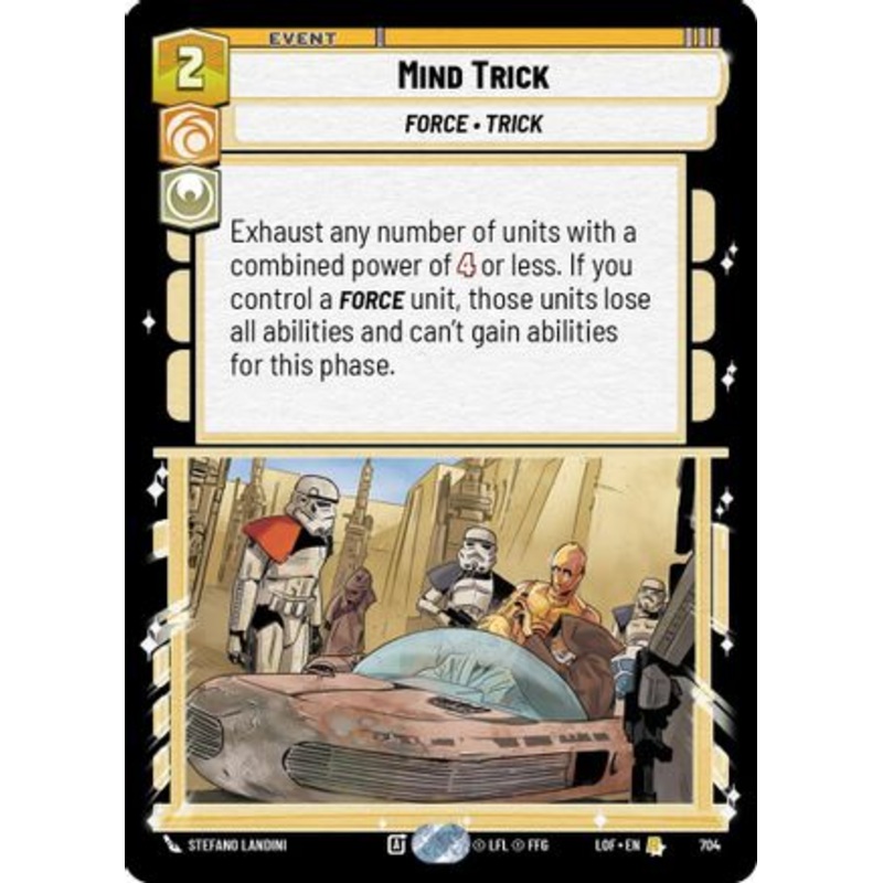 Mind Trick (Foil) (704) – Legends of the Force Foil Near Mint