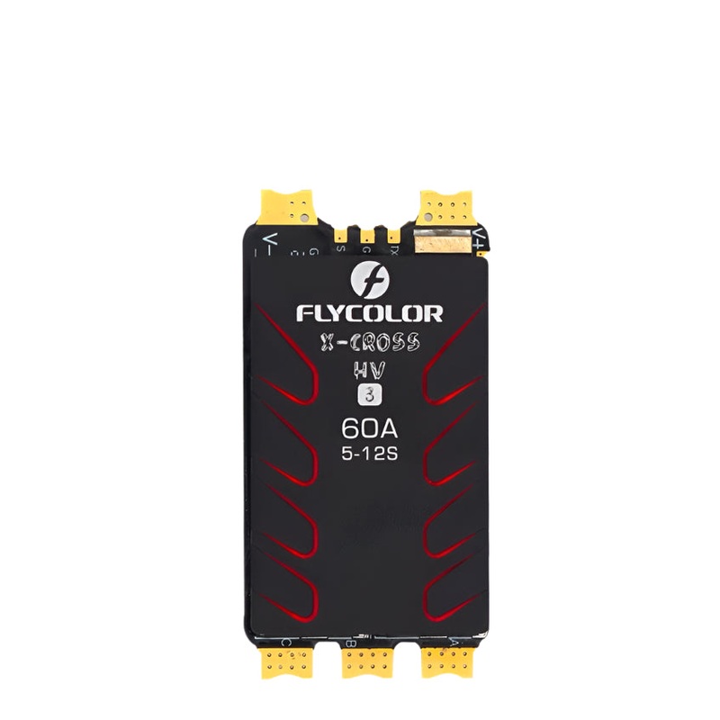 Flycolor X-Cross HV3 5-12S 60A/80A/120A/160A ESC for FPV Drone  ARM Cortex MCU, Advanced Protection, Aluminum Heat Sink 60A
