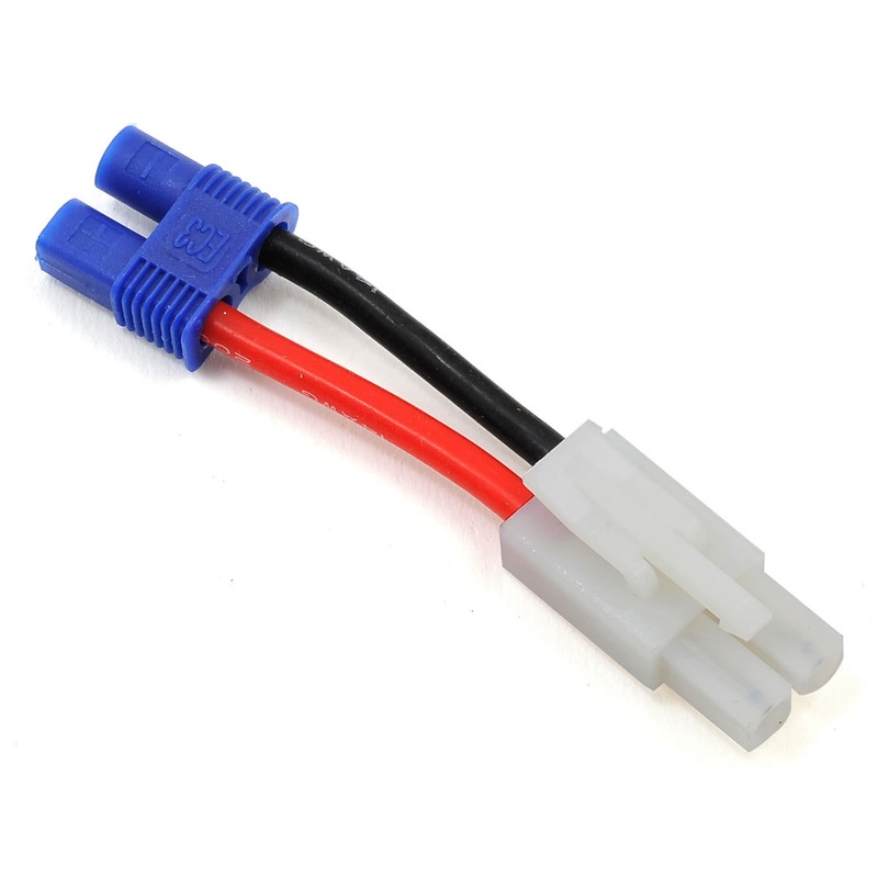 PTK-5233 Protek RC EC3 Style to Large Tamiya Style Plug Adapter (Female EC3/Male Tamiya)