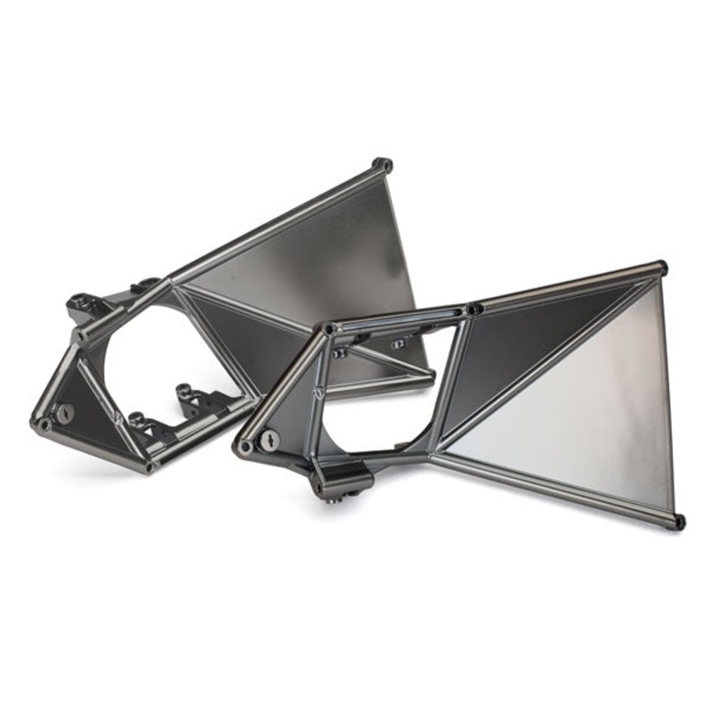 Traxxas Unlimited Desert Racer Front Suspension Arm Mount (2) (Satin Black)