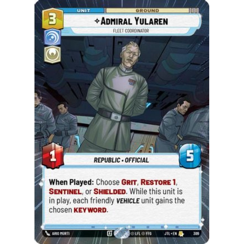 Admiral Yularen – Fleet Coordinator (Hyperspace) (309) – Jump to Lightspeed