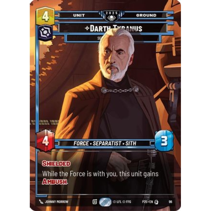 Darth Tyranus – Servant of Sidious (96) – Organized Play Promos Foil Near Mint