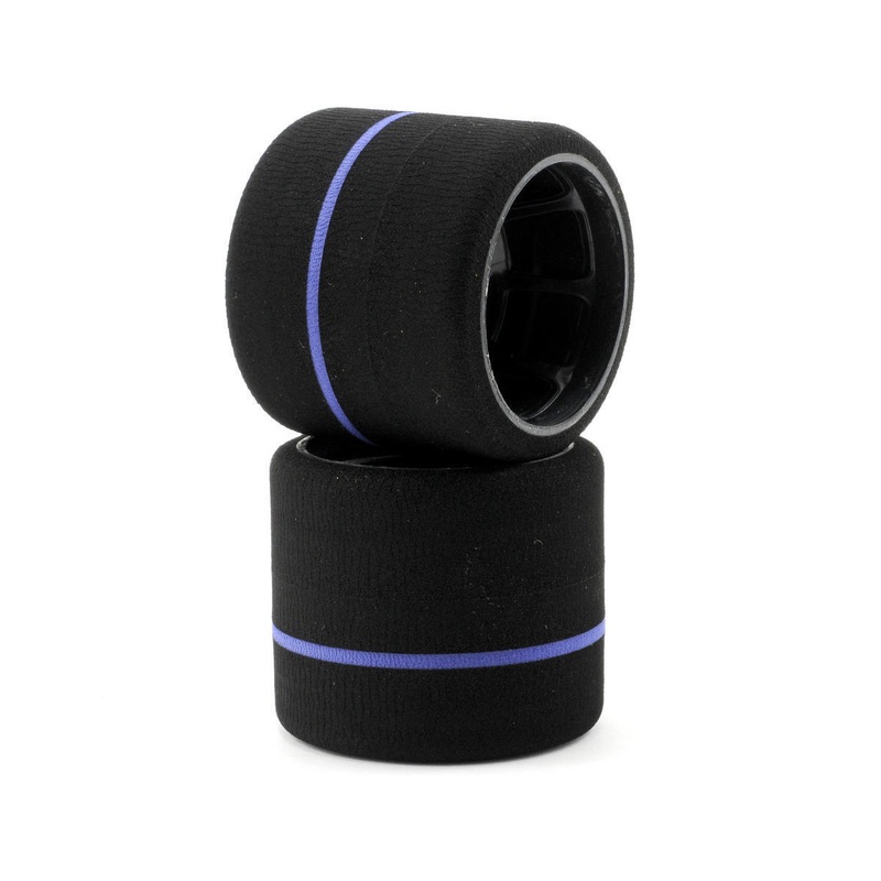 F1034-GT BSR World GT Rear Tires, Blue Stripe