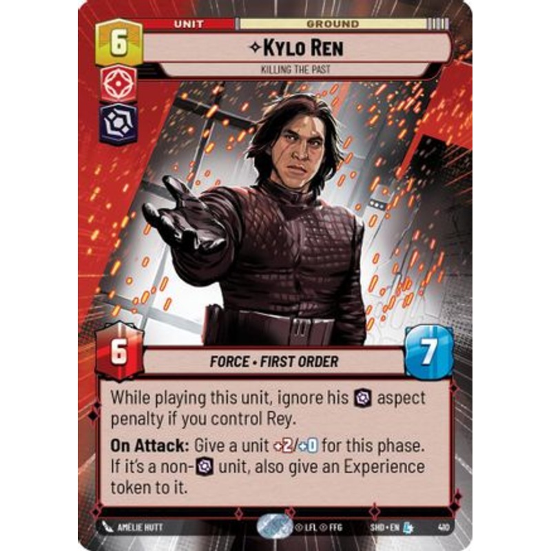 Kylo Ren – Killing the Past (Hyperspace) (410) – Shadows of the Galaxy Foil