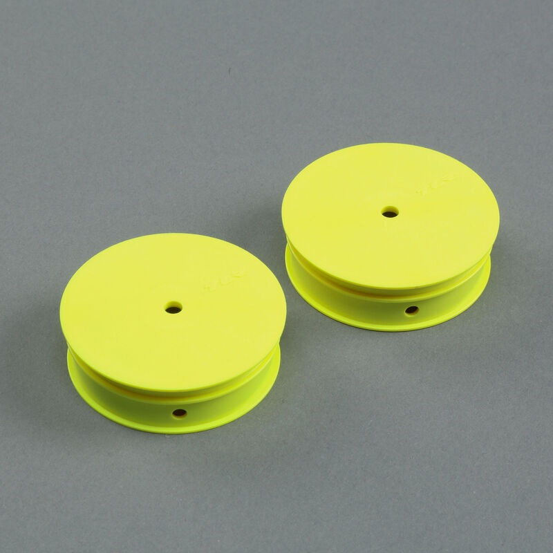 TLR43020 TLR Narrow Front Wheel, Stiffezel Yellow