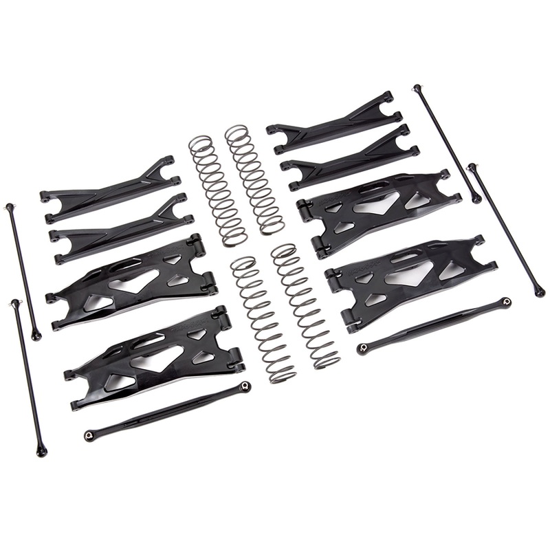 Suspension Kit, X-Maxx WideMaxx, Black: 7895