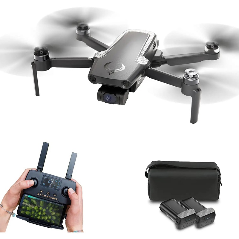 EXO Mini Drone – Professional 4K HD UHD Long Range Drone. 40 Minute Battery Life, 4K HD Camera, 5 Mile Range, 12MP Photo, Follow-Me, Return to Home, +15 more. Ready to Fly & Case Included Professional Camera Drone 1