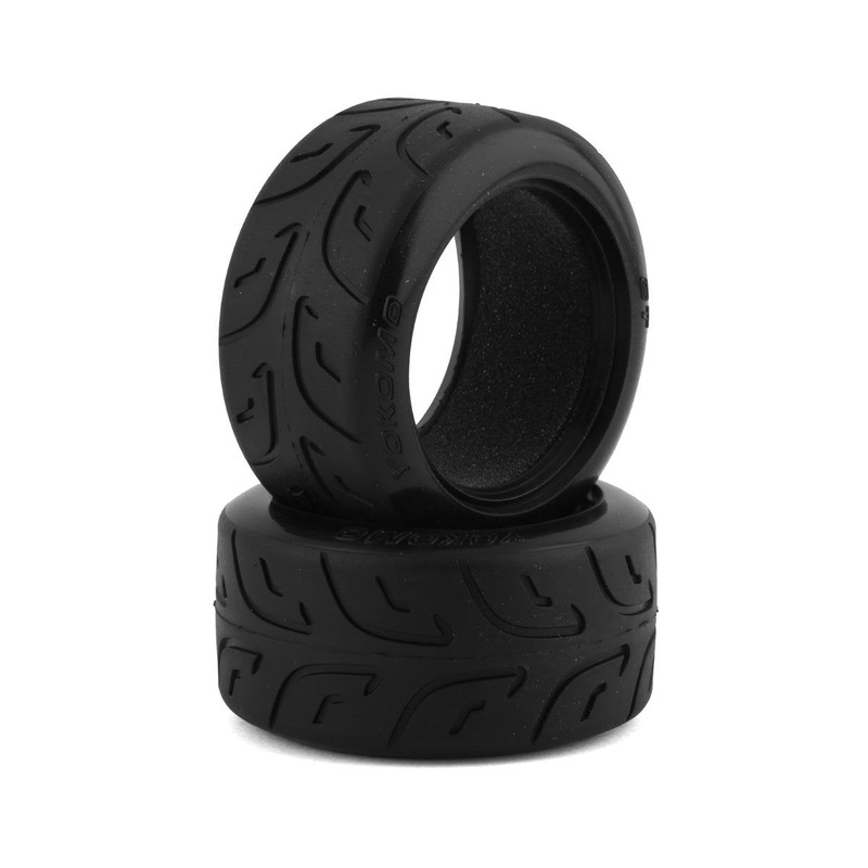 Yokomo GT1 Radial Rubber Tire (2) (Carpet) GT1-39C