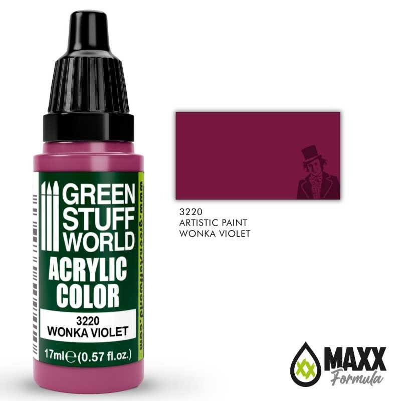 GREEN STUFF WORLD Acrylic Color – Wonka Violet 17ml
