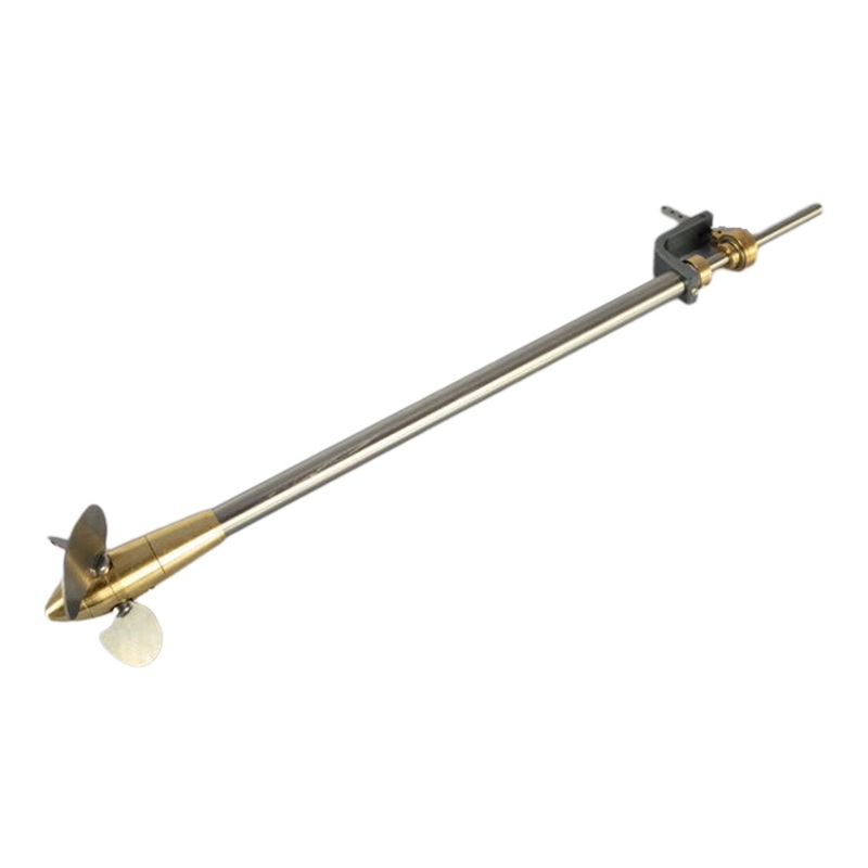 Variable-Pitch Propeller Set Up to Fit Model Boat Steam Engine with Dual-Bearing Rudder p3