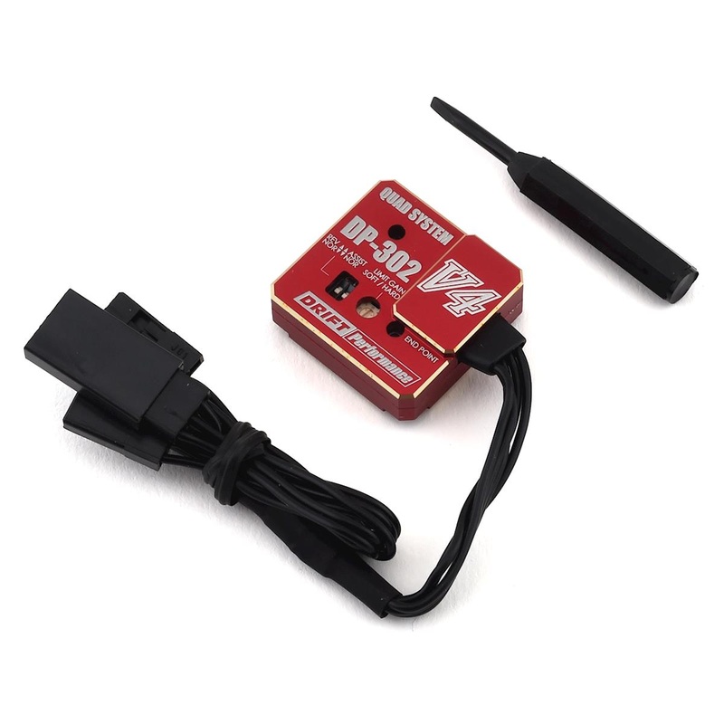 Yokomo DP-302V4 Drift Steering Gyro (Red) YOKDPP-302V4RB