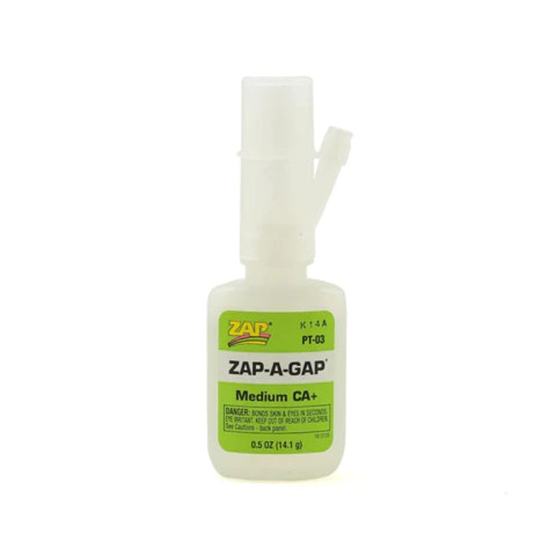 ZAP 1-4oz CA+ GLUE MEDIUM 0.5OZ [Zap] PT-03