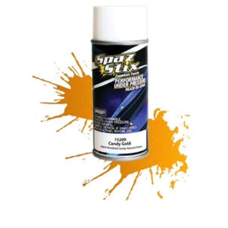 15209 Spaz Stix CANDY GOLD AEROSOL PAINT 3.5OZ