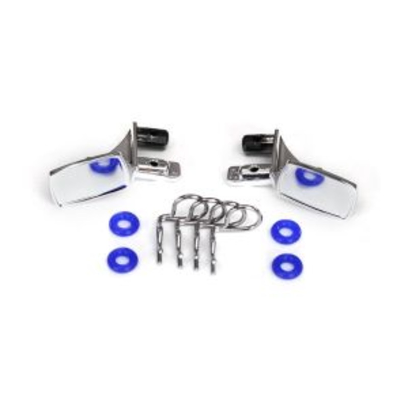 8133 Mirrors, side, chrome (left & right)/