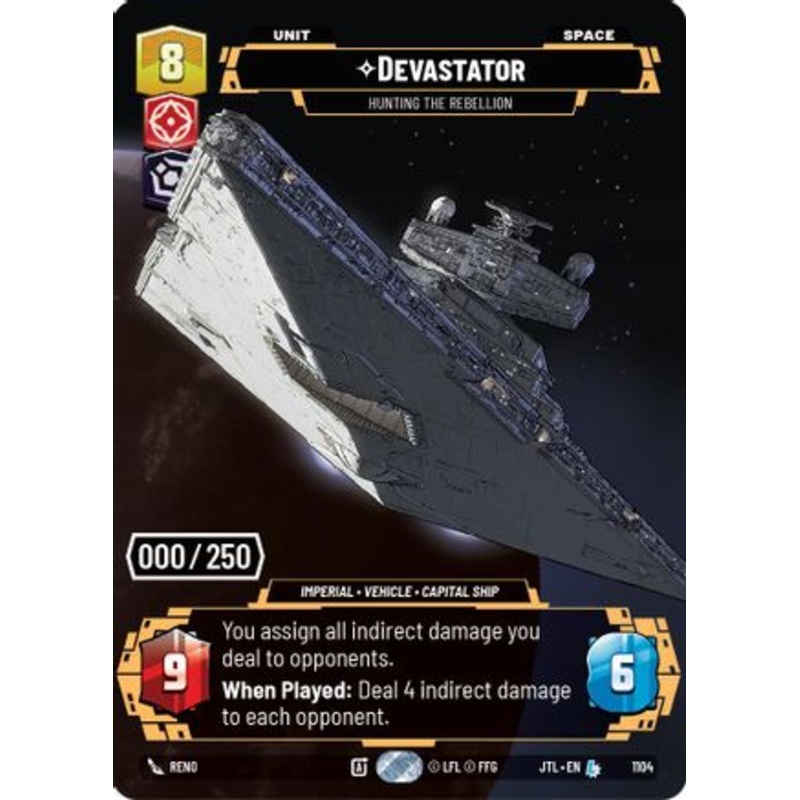 Devastator – Hunting the Rebellion (Serialized) (1104) – Jump to Lightspeed Foil