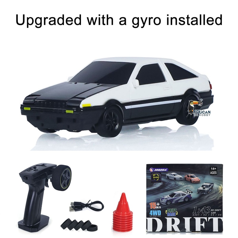 Fast Free Shipping 1/43 High Speed 2.4G Radio Controlled Racing Car AE8 6Gyroscope RC Drift Vehicle 4WD RTR Mini Car Toy Radio Battery