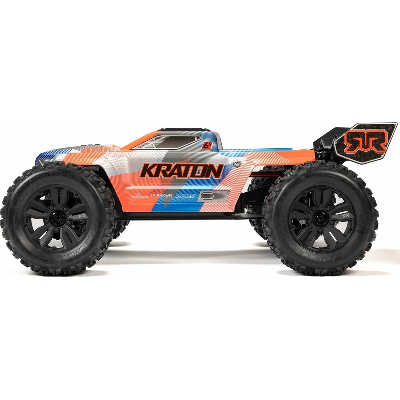 1/8 KRATON 6S 4X4 RTR Brushless Speed Truck, Blue/Orange