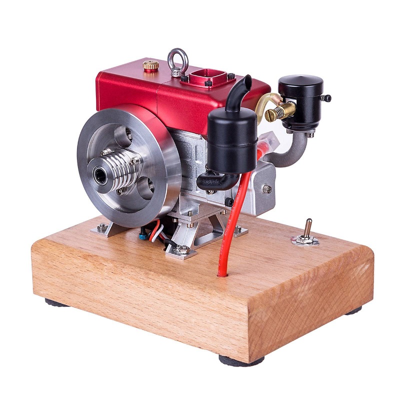 Simulation Diesel Engine 4 Stroke Single Cylinder Gasoline Evaporative Cooling ICE Engine Model 8000rpm
