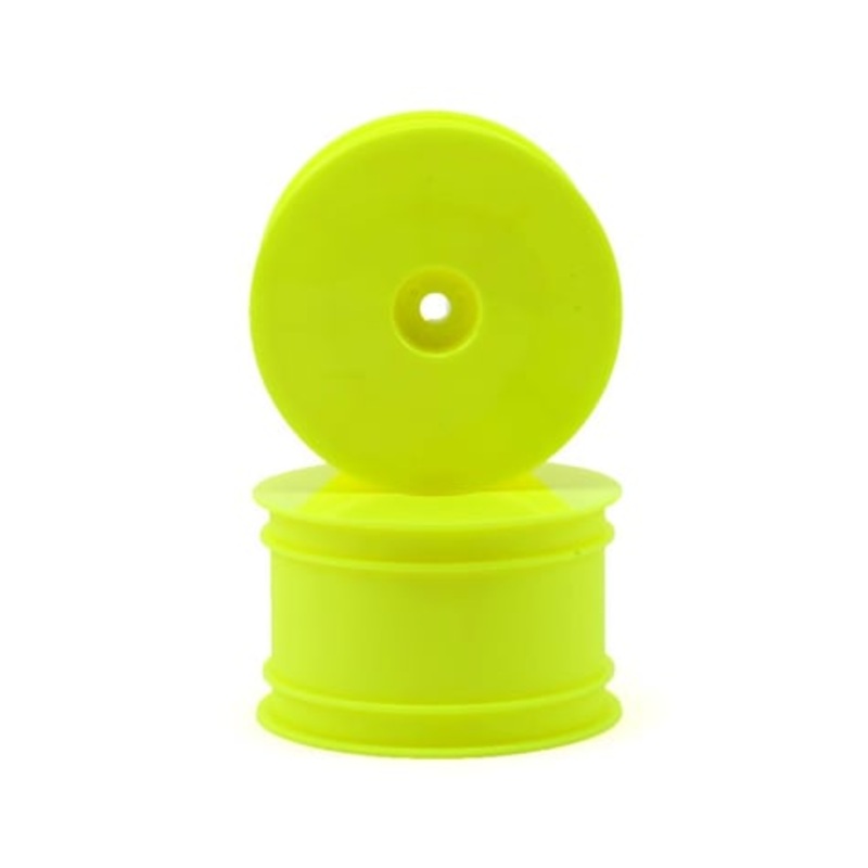 50501Y Raw Speed RC 2.2″ 12mm Hex 1/10 Rear Buggy Wheels (Yellow) (2) (B6/22/RB6/ZX6)