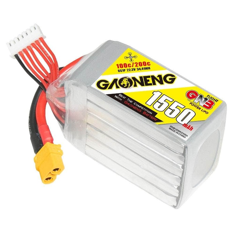 Gaoneng GNB 22.2V 6S 1550mAh 100C LiPo Battery – XT60