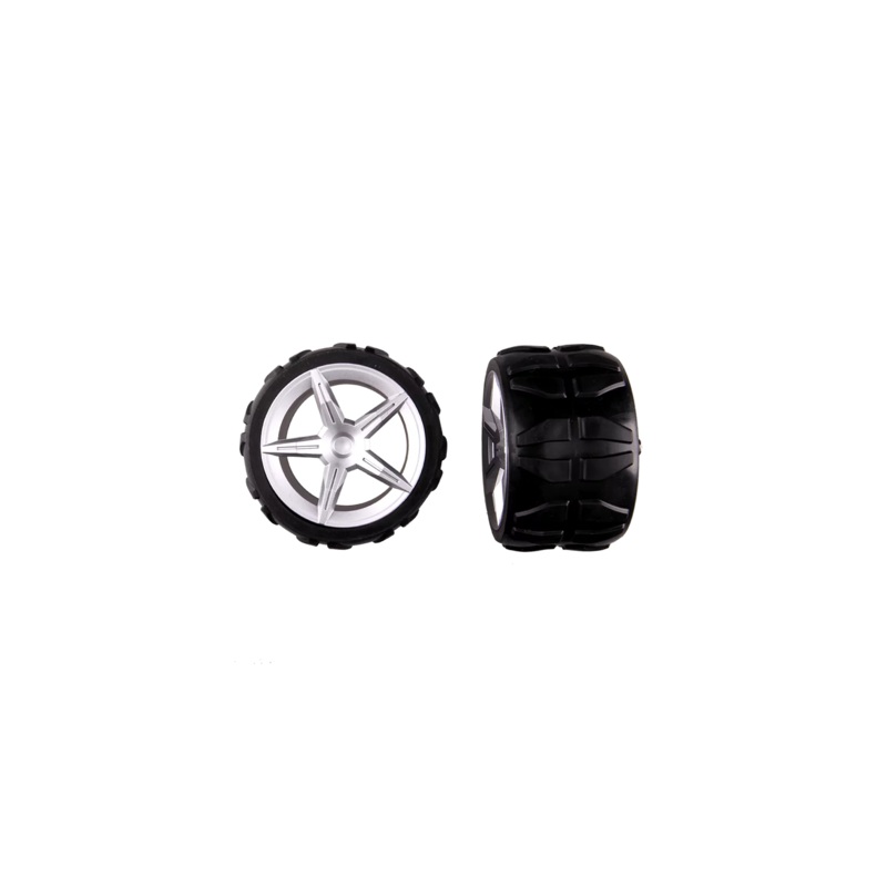 2 Front wheels with rims & Wheel suspension for 24hr Tow Truck (162076)